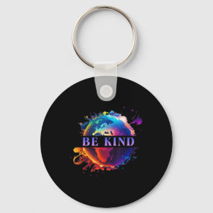 Be Kind With Mother Earth Environmental Protection Key Ring