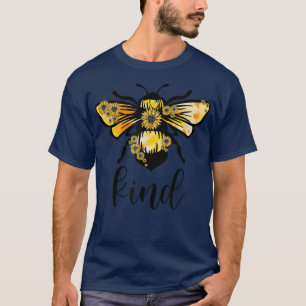 Be Kind Womens Summer Tops Bee and Sunflowers Posi