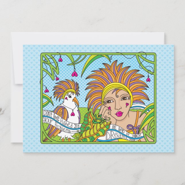 Be Led By Your Dreams_Flat Card 7"x5" (Front)