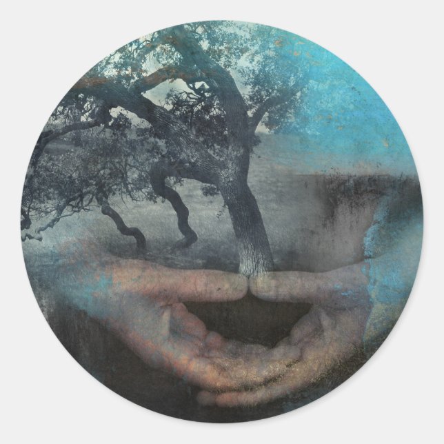 Be Life Classic Round Sticker (Front)