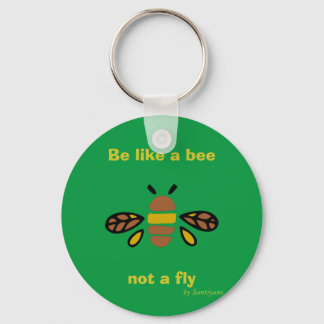 Be like a bee key ring