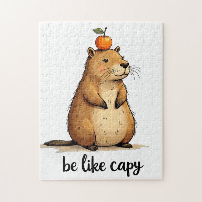 Be Like Capy Jigsaw Puzzle (Vertical)