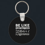 Be Like Subtraction And Make A Difference Funny Ma Key Ring<br><div class="desc">Be Like Subtraction And Make A Difference Funny Math Grunge</div>