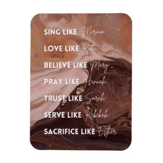 Be Like Women of the Bible Magnet