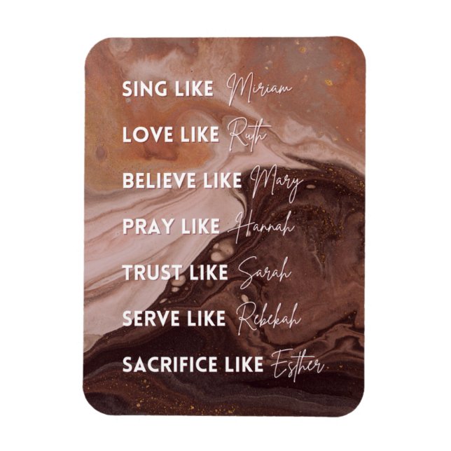 Be Like Women of the Bible Magnet (Vertical)