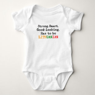 be lithuanian baby bodysuit