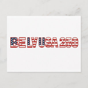 Be Love USA Pride Country Excellence Postcard
