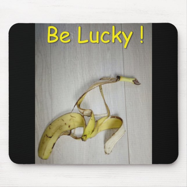Be Lucky ! Mouse Pad (Front)