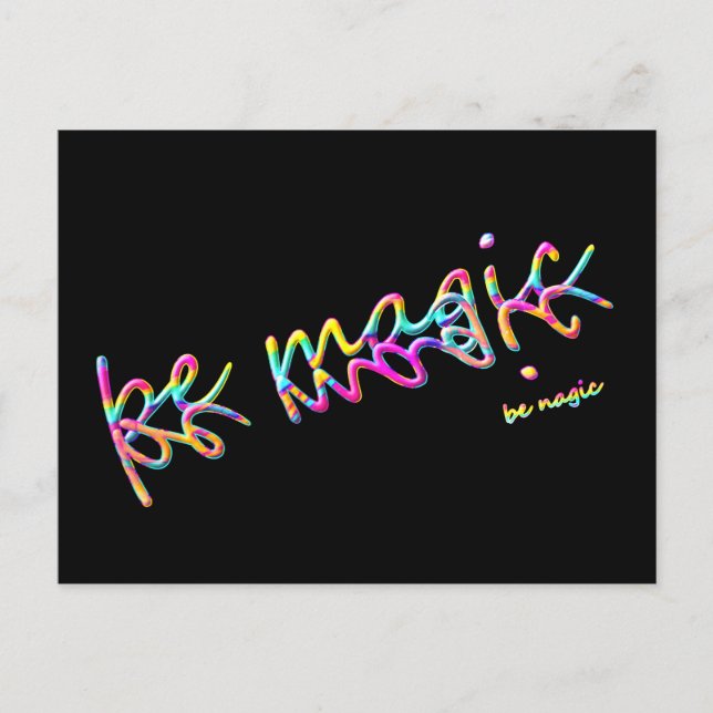 be magic postcard (Front)