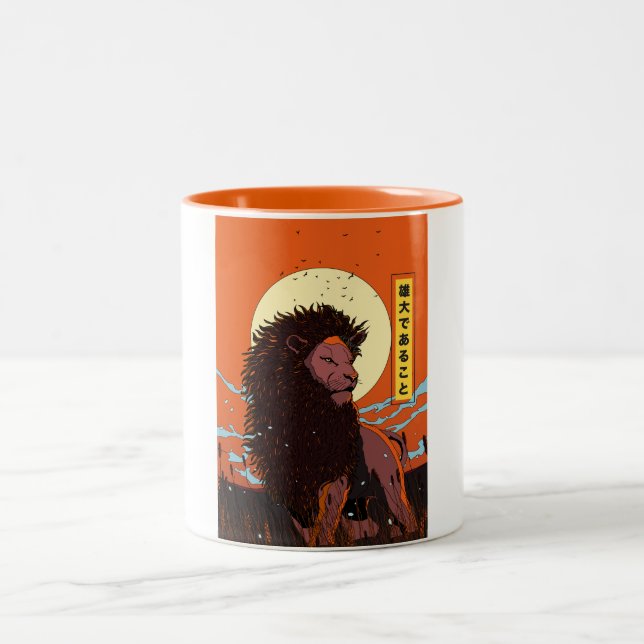 Be Mangiest  Two-Tone Coffee Mug (Center)