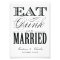 & BE MARRIED | RECEPTION PRINT