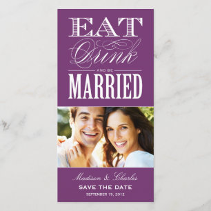 & BE MARRIED SAVE THE DATE ANNOUNCEMENT