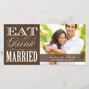 & BE MARRIED SAVE THE DATE ANNOUNCEMENT