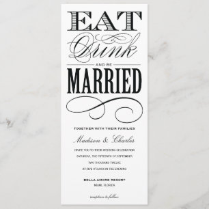 & BE MARRIED   WEDDING INVITATION STYLE 2