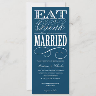 & BE MARRIED WEDDING INVITATION STYLE 2