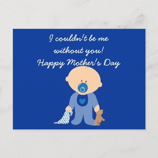 Be Me Mother's Day Postcard (Front)