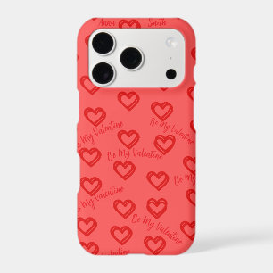 Be Me Valentine 💕 Personalized Hearts Phone Case