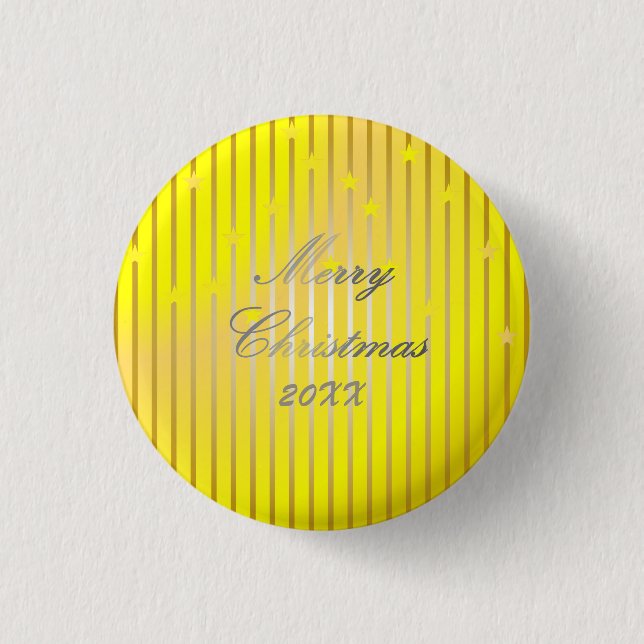 Be Merry and Shine Bright Badge (Front)