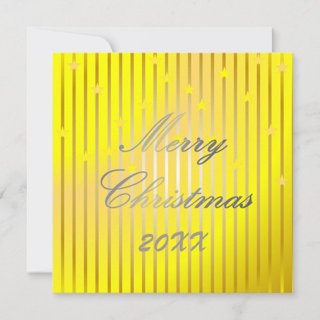 Be Merry and Shine Bright Flat Greeting Card (Front)