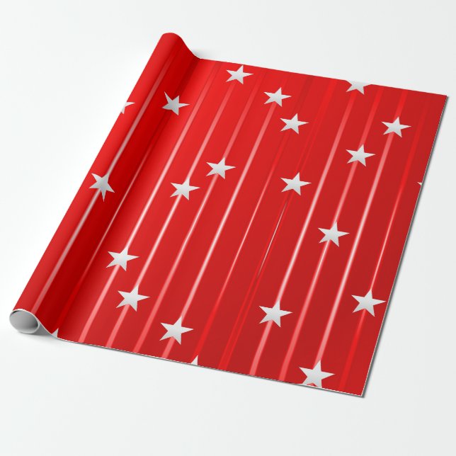 Be Merry and Shine Bright Wrapping Paper (Unrolled)