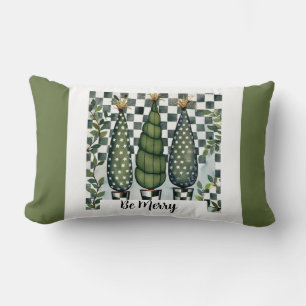 Be Merry Christmas Lumbar Pillow 13" x 21"