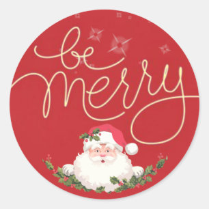 Be Merry Stickers