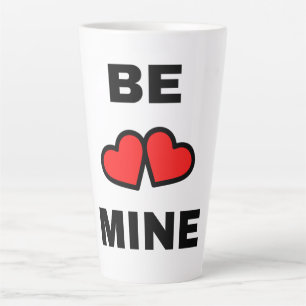 Be Mine Black Latte Mug