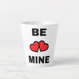 Be Mine Black Latte Mug