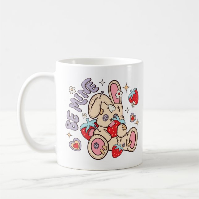 Be Mine Bunny Coffee Mug (Left)