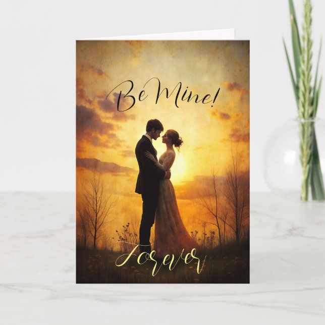 Be Mine Card (Front)