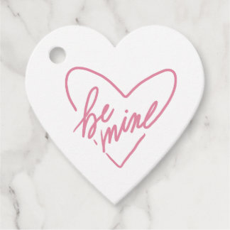 BE MINE CARD FAVOUR TAGS