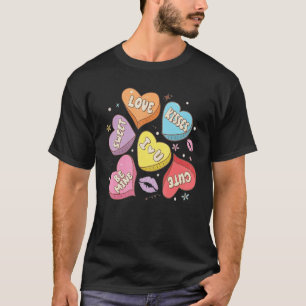 Be Mine Conversation Hearts XOXO Valentines Day Co T-Shirt