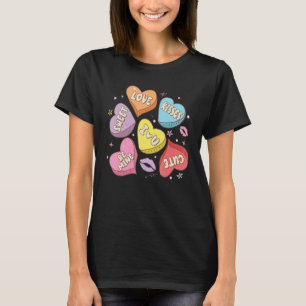Be Mine Conversation Hearts XOXO Valentines Day Co T-Shirt