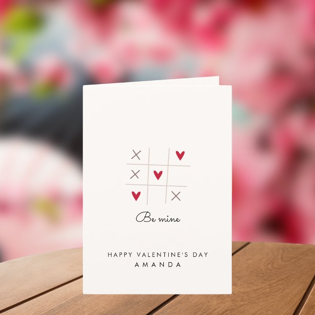 Be Mine Cute hearts Valentine's day card  (Creator Uploaded)