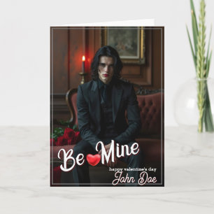 Be Mine – Dark Romantic Valentine Portrait Art Card