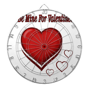 Be Mine For Valentine Dartboard