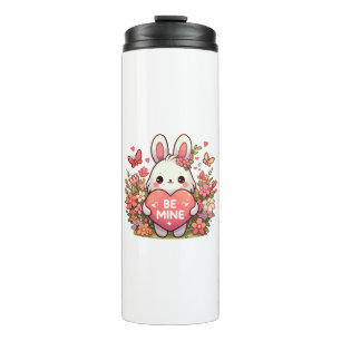 be mine ,funny rabbit valentine love thermal tumbler