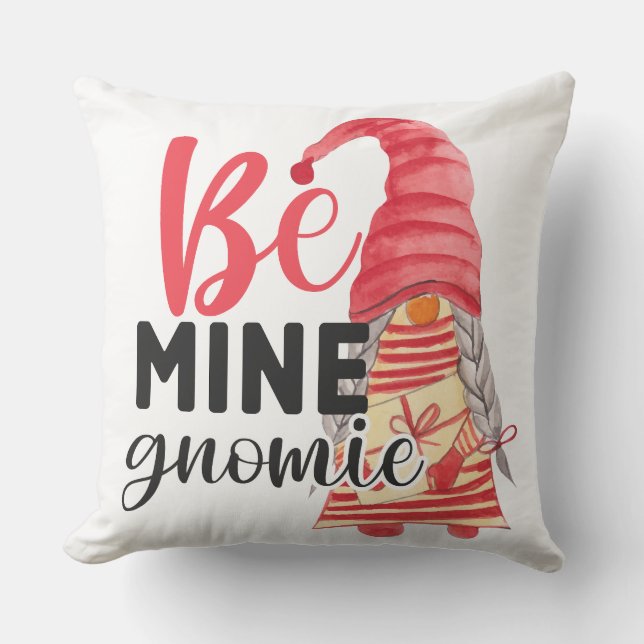Be Mine Gnomie Cushion (Front)