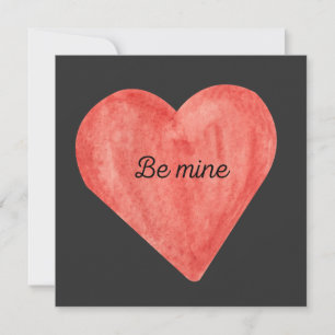 "Be Mine" Greeting Card