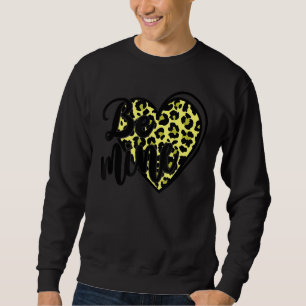 Be Mine Heart Leopard Plaid Pattern Cute Valentine Sweatshirt