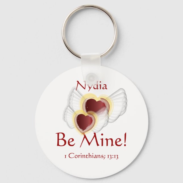 Be Mine Key Chain - Customised (Front)
