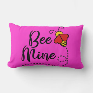 Be Mine Love Bee Lumbar Cushion