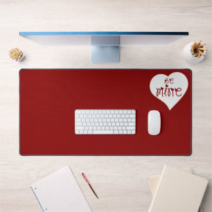 Be Mine Love Hearts Valentine's Day Desk Mat