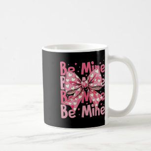 Be Mine Pink Valentine Coquette Heart Xoxo Couples Coffee Mug