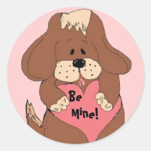 Be Mine! - Puppy Stickers