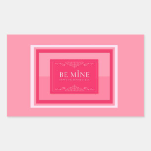 Be Mine Rectangular Sticker