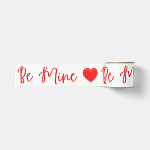 Be Mine Red Valentine's Grosgrain Ribbon