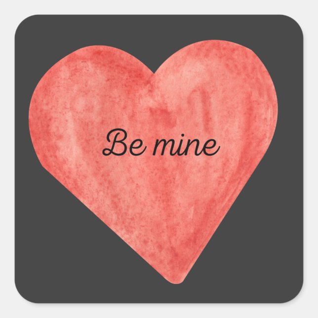 Be mine sticker  (Front)