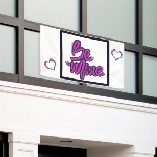 Be Mine - SW Grape Pink design text Banner