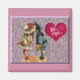 "Be Mine" Sweet Nostalgic Valentine Magnet